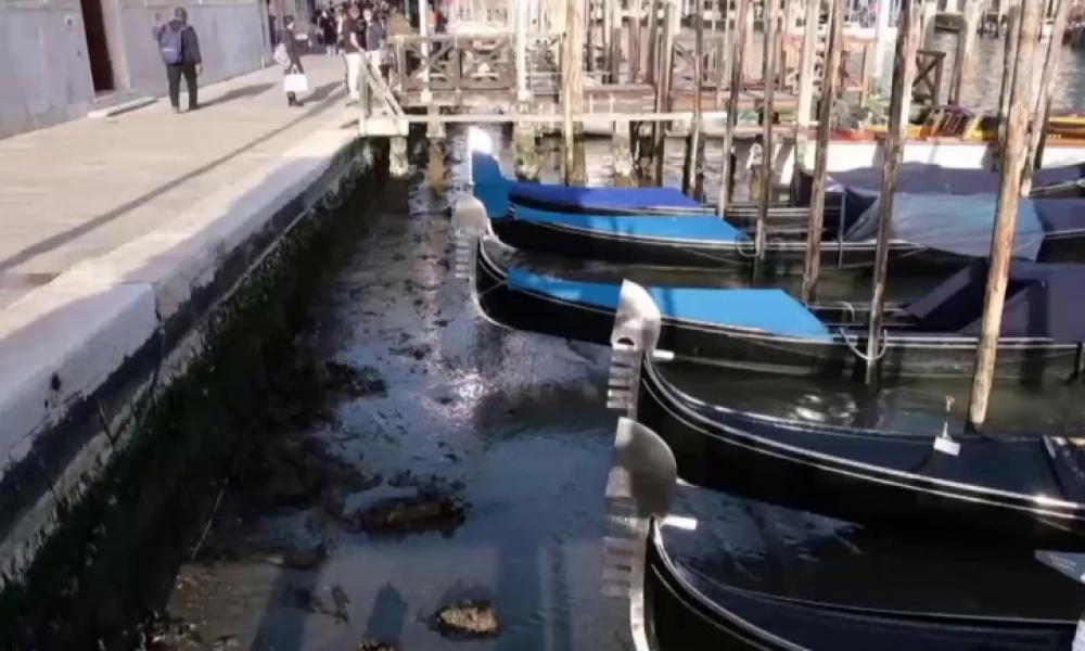 Ιταλία: Στέρεψαν τα κανάλια της Βενετίας